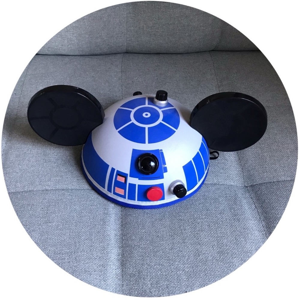 Disney R2-D2 Mickey Ears Hat - Blue and Black